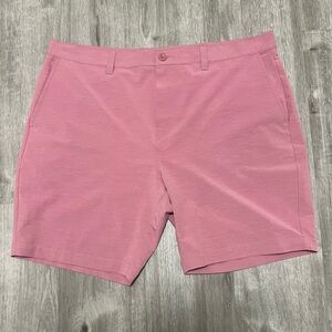 Travis Mathew‎ Pink Flat Front Shorts, like new, size 40